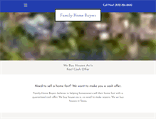 Tablet Screenshot of familyhomebuyers.com